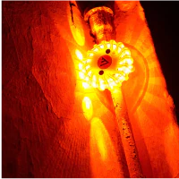 Dyski sygnalizacyjne, Mactronic, ładowalne, kolor amber