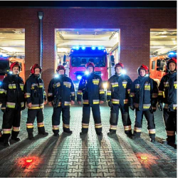 Dyski sygnalizacyjne, Mactronic, ładowalne, kolor amber