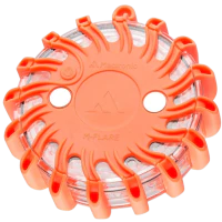 Dyski sygnalizacyjne, Mactronic, ładowalne, kolor amber