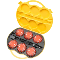 Dyski sygnalizacyjne, Mactronic, ładowalne, kolor amber