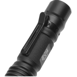 Latarka ręczna, Mactronic BLACK EYE MINI, 135 lm, bateryjna (1x AA), zestaw (klips, baterie), pudełko