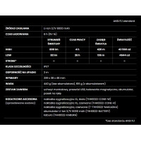 Latarka ręczna, Mactronic EXPERT PL3™, ładowalna, zestaw (akumulator 26650x2, magnetyczna ładowarka, uchwyt montażowy)