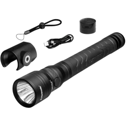 Latarka ręczna, Mactronic EXPERT PL5™, ładowalna, zestaw (akumuLator 26650x3, magnetyczna ładowarka, uchwyt montażowy)