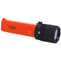 Latarka ręczna, Mactronic M-FIRE FOCUS Ex Atex, 235lm, bateryjna (4 x AA), zestaw (baterie, klips), kolor pomarańczowy, pudełko