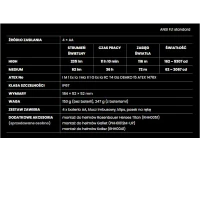 Latarka ręczna, Mactronic M-FIRE FOCUS Ex Atex, 235lm, bateryjna (4 x AA), zestaw (baterie, klips), kolor pomarańczowy, pudełko