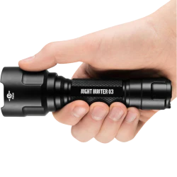 Latarka ręczna, Mactronic NIGHT HUNTER 03, 1150 lm, ładowalna, zestaw (1 x 18650 3400mAh, ładowarka), pudełko