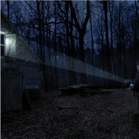 Latarka szperacz, Mactronic Vanguard JML, 1600 lm, ładowalna, światło czerwone, zestaw, pudełko