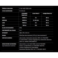 Akumulatorowa najaśnica przemysłowa DualBEAM , 4500lm