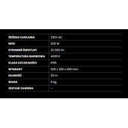 Wąż świetlny LED LUMILINE 25, Mactronic 32 000 lm kod. PLR0100