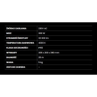 Wąż świetlny LED LUMILINE 25, Mactronic 32 000 lm kod. PLR0100