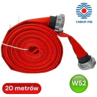 Wąż Tłoczny WP 52-20-ŁA/PU/PW, powlekany [kolor], CNBOP, BZ