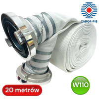 Wąż do motopompy W 110-20-ŁA/S/PU w pozycji stojącej