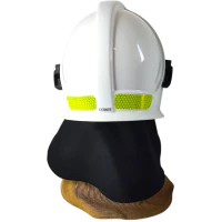 Hełm strażacki CALISIA VULCAN MO [wizjer metalizowany + okulary] KZPT OSP Biały