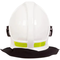 Hełm strażacki CALISIA VULCAN TO [wizjer przezroczysty + okulary] KZPT OSP Biały