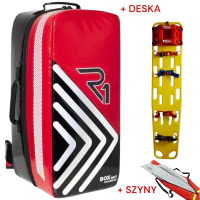 Zestaw ratownictwa medycznego PSP R1 w plecaku FIREGUARD R1 wersja ekonomiczna [BOXMET]