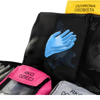 Zestaw ratownictwa medycznego PSP R1 w plecaku FIREGUARD R1 wersja ekonomiczna [BOXMET]