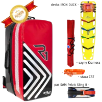 Zestaw ratownictwa medycznego PSP R1 w plecaku FIREGUARD R1 wersja PREMIUM [BOXMET]
