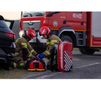 Zestaw ratownictwa medycznego PSP R1 w plecaku FIREGUARD R1 wersja PREMIUM [BOXMET] - BEZ DESKI