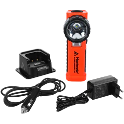 Latarka kątowa akumulatorowa, M-FIRE GUARDIAN XW ze światłem białym, ATEX, kod. PHH0235