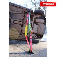 Podpora teleskopowa zintegrowana z pasem mocującym kod. PT-1615