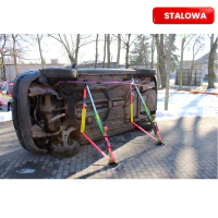 Podpora teleskopowa zintegrowana z pasem mocującym kod. PT-1615