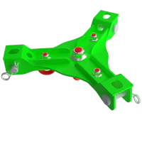 Głowica łącząca 3 podpory (trójnóg) dla podpory PT kod. GPT-3