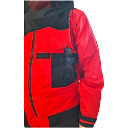 Kombinezon ochronny trójwarstwowy [ubranie] na szerszenie [BZYK- H1 - KOLOR CZERWONY]