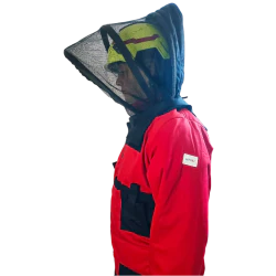 Kombinezon ochronny trójwarstwowy [ubranie] na szerszenie [BZYK- H1 - KOLOR CZERWONY]