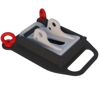 Podstawa pod stopę podpory PT z 2 mocowaniami do pasa (mała) kod. PPT-1