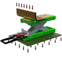 Podpora stabilizacyjna płaska SW-350 - 1000 kg kod. SW-350