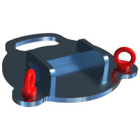 Wspornik z 2 mocowaniami i ogranicznikiem pozycji rozpieracza WSP-M kod. MRTWSP1005