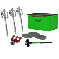 Zestaw 3 mini lanc gaśniczych przebijających do dachów MKD 35 - 350 kod. MRTMK1022