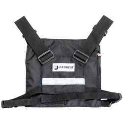 Uprząż piersiowa na radio - podwójna kieszeń Inforest