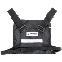 Uprząż piersiowa na radio - podwójna kieszeń Inforest