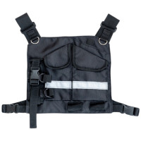 Uprząż piersiowa na radio - podwójna kieszeń Inforest