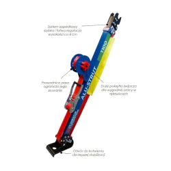 Zestaw 2 sztuk podpór ratowniczych ALU - STRUT 1100 [aluminiowe] FIRE-MAX