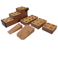 Zestaw zaawansowanej drewnianej stabilizacji - RJJ - FIRE MAX [ 4 komplety]