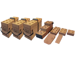 Zestaw zaawansowanej drewnianej stabilizacji - RJJ - FIRE MAX [ 4 komplety]