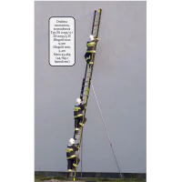 Drabina ZS 2095/3, szczeble 2x19, dł. 9,5m, masa 44kg