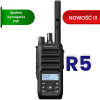 Radiotelefon nasobny cyfrowo-analogowy MOTOROLA R5 LKP [R5 LKP - spełnia wymagania KG PSP]