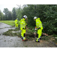 Kurtka ostrzegawcza 3w1 [z nadrukiem STRAŻ] kod PW365