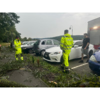 Kurtka ostrzegawcza 3w1 [z nadrukiem STRAŻ] kod PW365