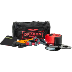 Torba STRAŻ Dragon Winch 4x4 [ pas 3m, 2x szekla 7/8, zblocze 8t, rękawiczki, tłumik na zerwanie liny]