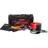 Torba STRAŻ Dragon Winch 4x4 [ pas 3m, 2x szekla 7/8, zblocze 8t, rękawiczki, tłumik na zerwanie liny]