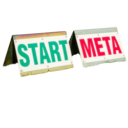 Tabliczki informacyjne START, META [2 szt.] MS