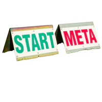 Tabliczki informacyjne START, META [2 szt.] MS kod. PSPs05