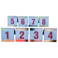 Tabliczki informacyjne STREFY ZMIAN (9 szt.)