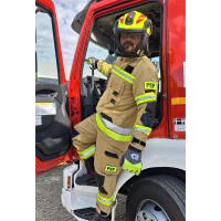 Ubranie bojowe lekkie Rosenbauer 2 cz. FIRE MAX SF LIGHT – piaskowy NOMEX® NXT (CNBOP)