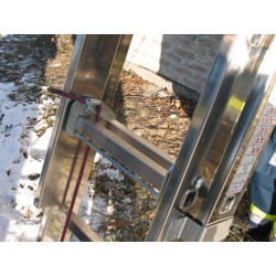 Drabina ratownicza dwuprzęsłowa 2 x 18