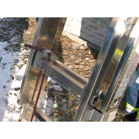 Drabina ratownicza dwuprzęsłowa 2 x 18